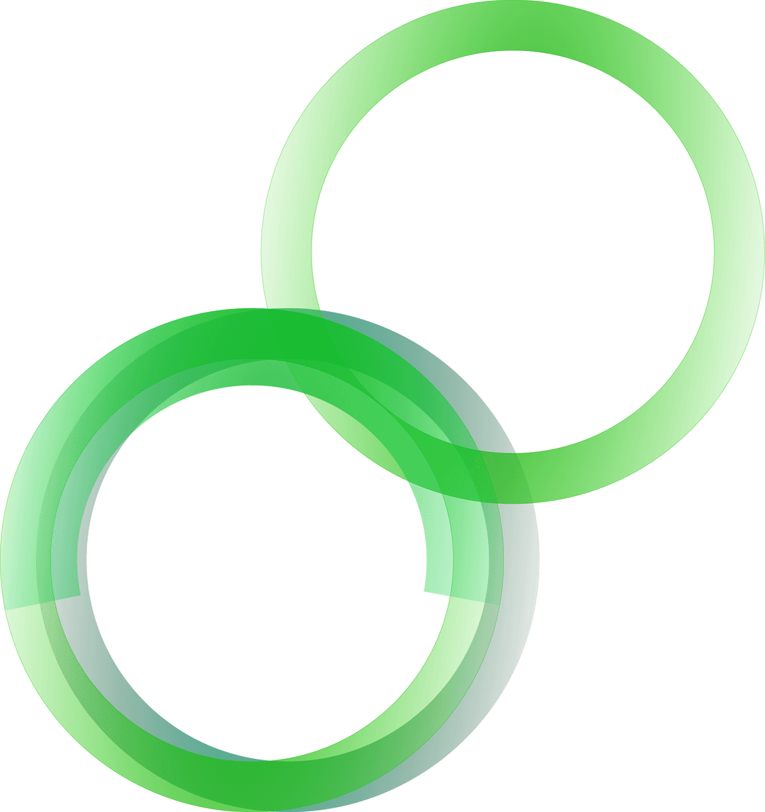 Visual Design Two Green Circles